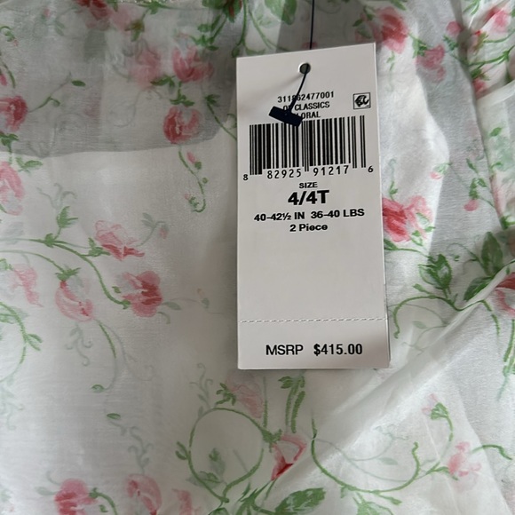 NWT POLO by Ralph Lauren dress size 4t - Picture 3 of 5